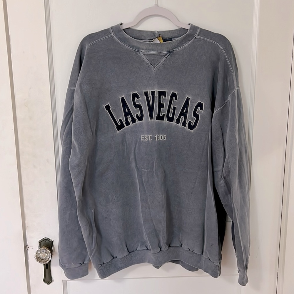 Blue sweatshirt
